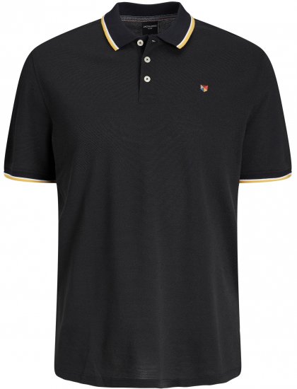 Jack & Jones JPRWINBLU Poloshirt Black - Polotrøjer - Polotrøjer 2XL-8XL