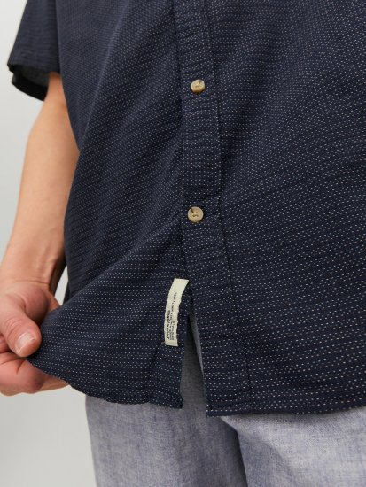 Jack & Jones JORABEL Casual Shirt Navy - Skjorter - Skjorter til store mænd 2XL- 8XL