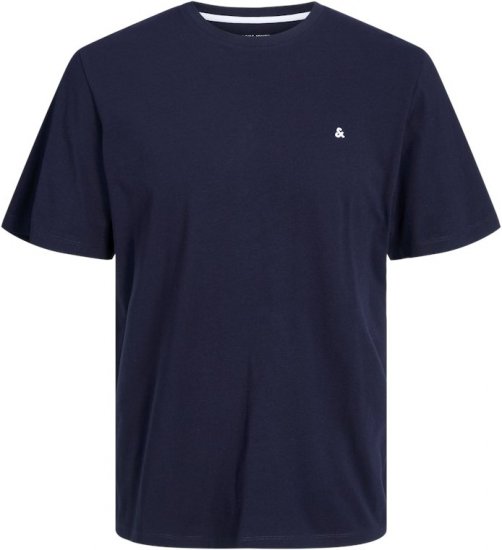 Jack & Jones PAULOS T-Shirt Navy Blazer - T-shirts - T-shirts i store størrelser - 2XL-14XL
