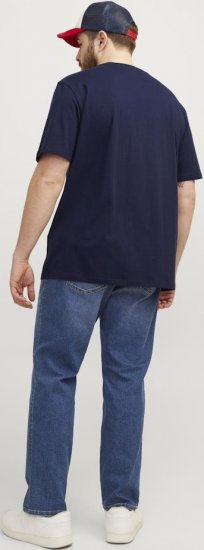 Jack & Jones PAULOS T-Shirt Navy Blazer - T-shirts - T-shirts i store størrelser - 2XL-14XL