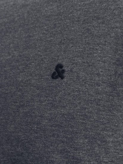 Jack & Jones PAULOS T-Shirt Dark Grey Melange - T-shirts - T-shirts i store størrelser - 2XL-14XL