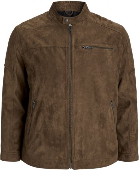 Jack & Jones ROCKY Jacket Brown - Jakker - Jakker i store størrelser, 2XL- 12XL