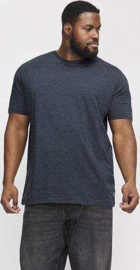 Jack & Jones ORGANIC T-Shirt Navy Blazer/Melange - T-shirts - T-shirts i store størrelser - 2XL-14XL