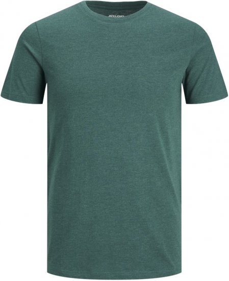 Jack & Jones ORGANIC T-Shirt Green/Melange - T-shirts - T-shirts i store størrelser - 2XL-14XL