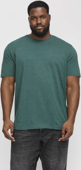 Jack & Jones ORGANIC T-Shirt Green/Melange - T-shirts - T-shirts i store størrelser - 2XL-14XL