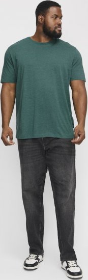 Jack & Jones ORGANIC T-Shirt Green/Melange - T-shirts - T-shirts i store størrelser - 2XL-14XL