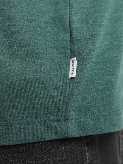 Jack & Jones ORGANIC T-Shirt Green/Melange - T-shirts - T-shirts i store størrelser - 2XL-14XL