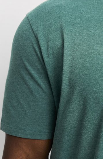 Jack & Jones ORGANIC T-Shirt Green/Melange - T-shirts - T-shirts i store størrelser - 2XL-14XL