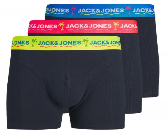 Jack & Jones JACTHOMAS Trunks 3-Pack Navy Blazer - Undertøj og badetøj - Badetøj og Undertøj i store størrelser 