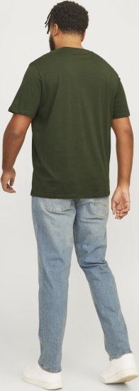 Jack & Jones JJELOGO O-Neck T-Shirt Kombu Green - T-shirts - T-shirts i store størrelser - 2XL-14XL