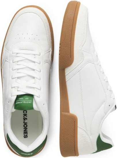 Jack & Jones Bounce Sneakers White/Verdant Green - Herresko 40-52 - 