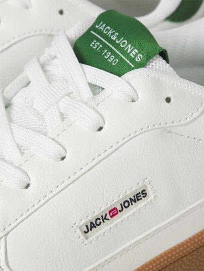 Jack & Jones Bounce Sneakers White/Verdant Green - Herresko 40-52 - 