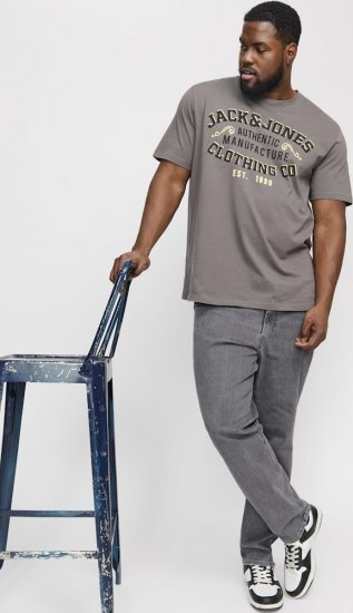 Jack & Jones GLENN ORIGINAL SQ 703 Grey Denim - Jeans og bukser - Herrejeans og bukser i store størrelser W40-W70