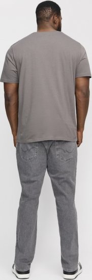 Jack & Jones GLENN ORIGINAL SQ 703 Grey Denim - Jeans og bukser - Herrejeans og bukser i store størrelser W40-W70