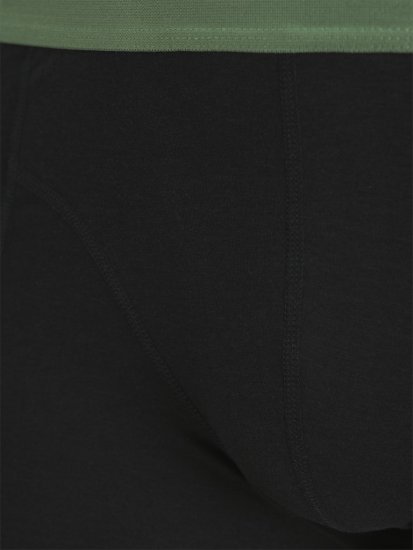 Jack & Jones Nick Bamboo Trunks 3-Pack Green/Black - Undertøj og badetøj - Badetøj og Undertøj i store størrelser 