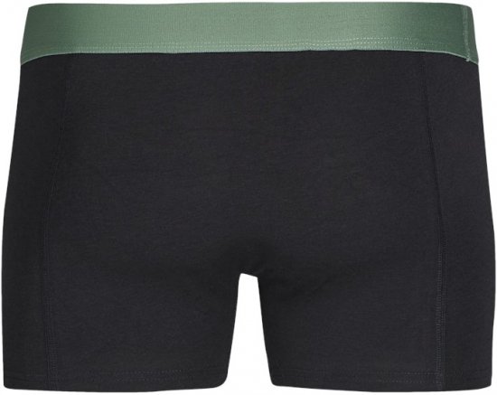Jack & Jones Nick Bamboo Trunks 3-Pack Green/Black - Undertøj og badetøj - Badetøj og Undertøj i store størrelser 