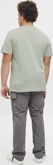 Jack & Jones Tarmac Branding Crew Neck T-Shirt Green - T-shirts - T-shirts i store størrelser - 2XL-14XL