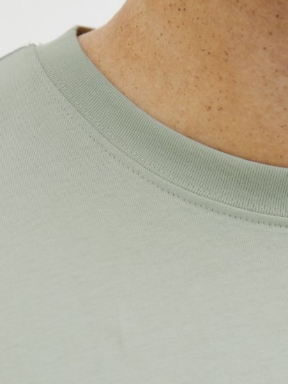 Jack & Jones Tarmac Branding Crew Neck T-Shirt Green - T-shirts - T-shirts i store størrelser - 2XL-14XL