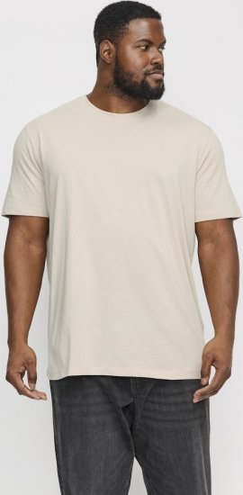 Jack & Jones ORGANIC T-Shirt Grey/Melange - T-shirts - T-shirts i store størrelser - 2XL-14XL