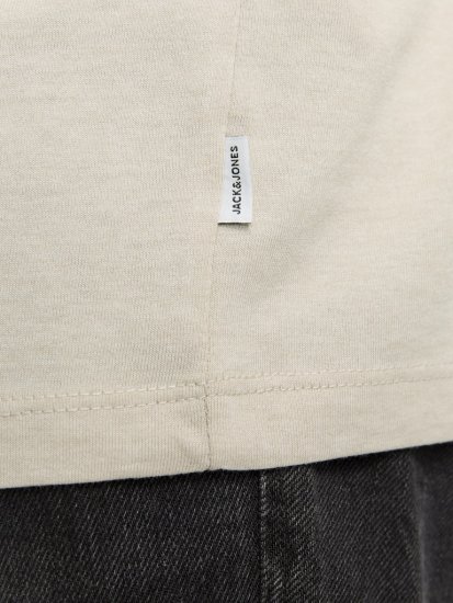 Jack & Jones ORGANIC T-Shirt Grey/Melange - T-shirts - T-shirts i store størrelser - 2XL-14XL