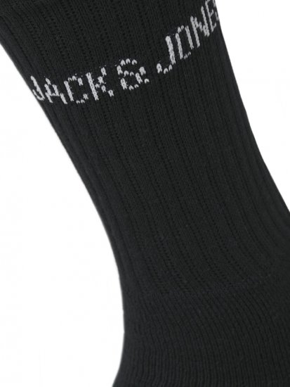 Jack & Jones REGEN Tennis Socks 9-Pack Black - Strømper - Herresokker i Store Størrelser
