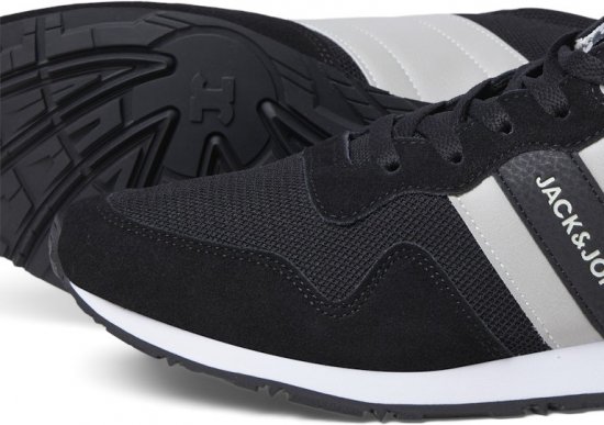 Jack & Jones Stellar Mesh Sneakers Black - Herresko 40-52 - 