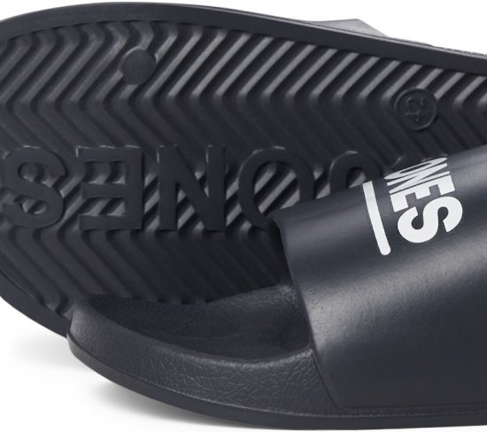 Jack & Jones Wollie Slippers Black - Herresko 40-52 - Herresko og sneakers str. 40-52