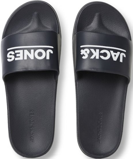 Jack & Jones Wollie Slippers Black - Herresko 40-52 - Herresko og sneakers str. 40-52