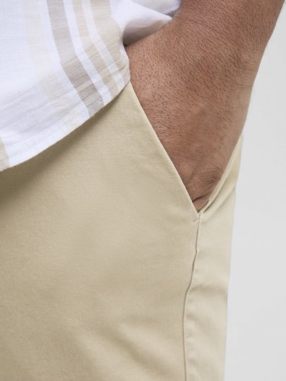 Jack & Jones Dave Chino Shorts Beige - Shorts - Shorts i store størrelser - W40-W60
