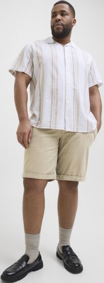 Jack & Jones Dave Chino Shorts Beige - Shorts - Shorts i store størrelser - W40-W60