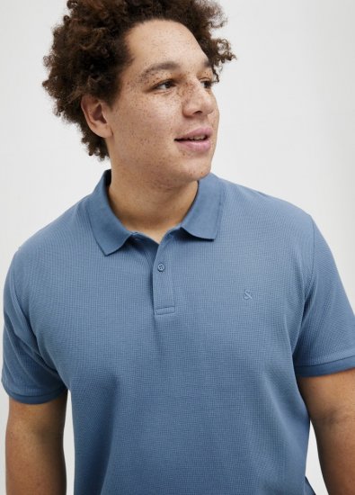 Jack & Jones AUSTIN CLASSIC Polo Blue - Polotrøjer - Polotrøjer 2XL-8XL