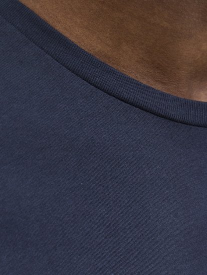  Jack & Jones Jaxon Crew Neck T-Shirt Sky Captain - T-shirts - T-shirts i store størrelser - 2XL-14XL