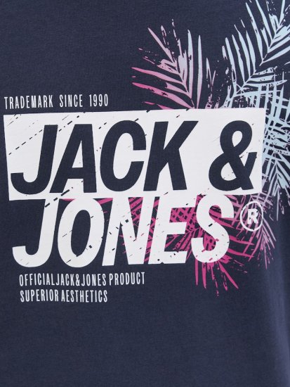  Jack & Jones Jaxon Crew Neck T-Shirt Sky Captain - T-shirts - T-shirts i store størrelser - 2XL-14XL