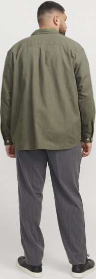 Jack & Jones Raymond Spring Long Sleeve Overshirt Green - Skjorter - Skjorter til store mænd 2XL- 8XL