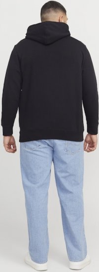 Jack & Jones Frederiksberg Box Script Hoodie Black - Trøjer og hættetrøjer - Trøjer og Hættetrøjer i store størrelser - 2XL-14XL