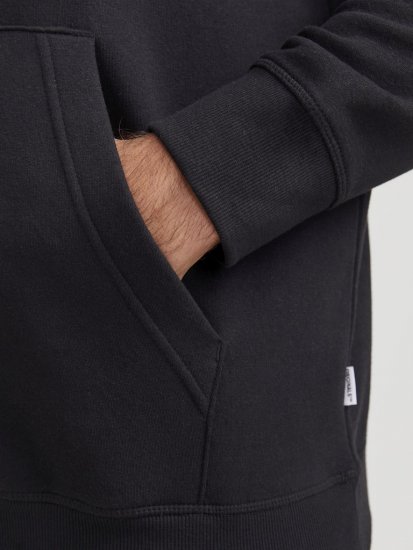 Jack & Jones Frederiksberg Box Script Hoodie Black - Trøjer og hættetrøjer - Trøjer og Hættetrøjer i store størrelser - 2XL-14XL