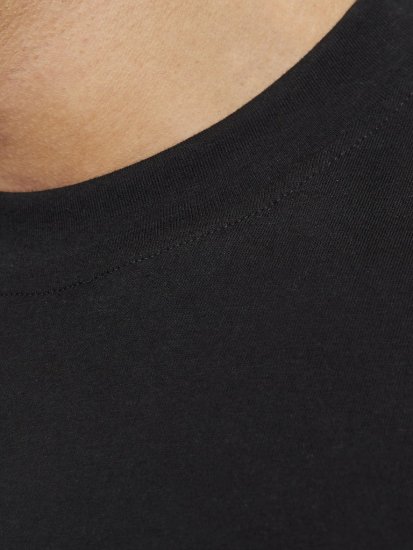 Jack & Jones Tarmac Camo Crew Neck T-Shirt Black - T-shirts - T-shirts i store størrelser - 2XL-14XL