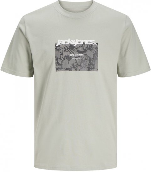Jack & Jones Tarmac Camo Crew Neck T-Shirt Green - T-shirts - T-shirts i store størrelser - 2XL-14XL