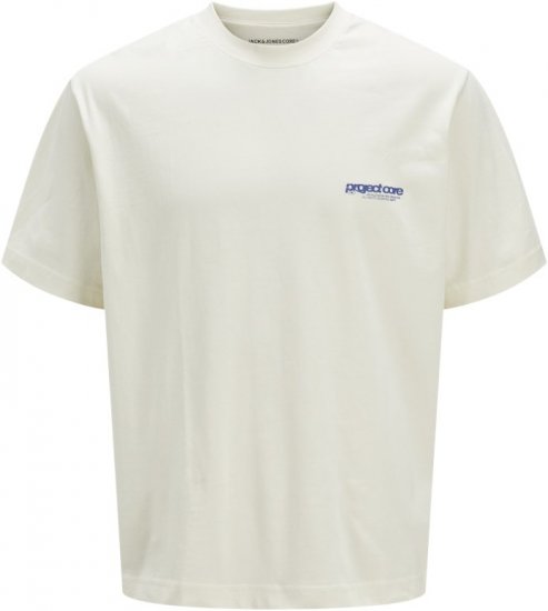 Jack & Jones Union Front & Back Print Crew Neck T-Shirt Yellow - T-shirts - T-shirts i store størrelser - 2XL-14XL