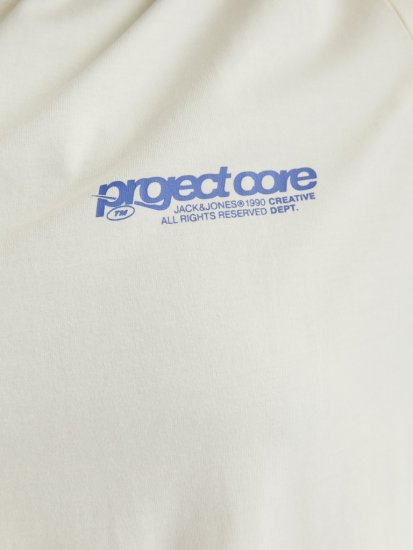 Jack & Jones Union Front & Back Print Crew Neck T-Shirt Yellow - T-shirts - T-shirts i store størrelser - 2XL-14XL