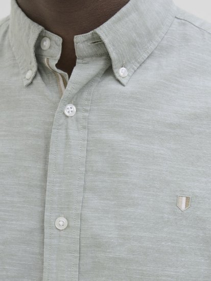Jack & Jones Summer Shield Short Sleeve Shirt Hedge Green - Skjorter - Skjorter til store mænd 2XL- 8XL