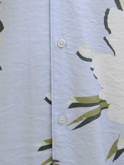 Jack & Jones Vira Marshall AOP Short Sleeve Shirt Skyway - Skjorter - Skjorter til store mænd 2XL- 8XL