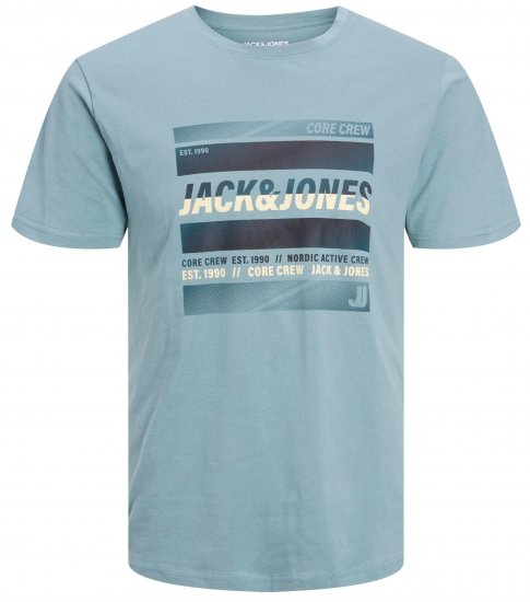 Jack & Jones JCOARC T-Shirt Light Blue - T-shirts - T-shirts i store størrelser - 2XL-14XL