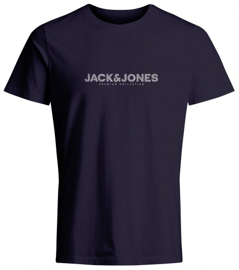 Jack & Jones JPRBLABOOSTER T-Shirt Navy - T-shirts - T-shirts i store størrelser - 2XL-14XL