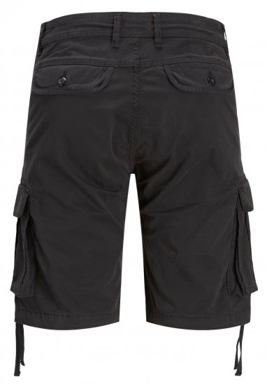 jack & Jones JPSTZEUS Cargo Shorts Black - Shorts - Shorts i store størrelser - W40-W60