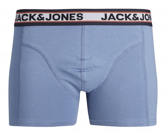 Jack & Jones JACMARCO SOLID Trunks 3-Pack Coronet Blue - Undertøj og badetøj - Badetøj og Undertøj i store størrelser 