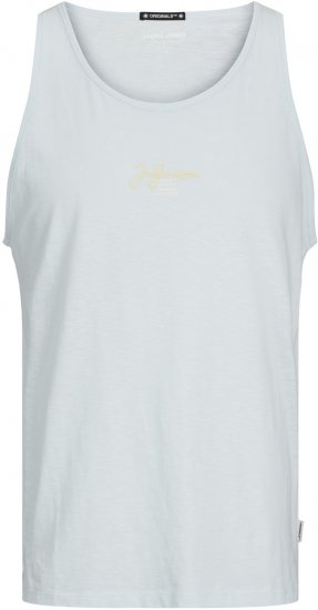 Jack & Jones JORARUBA BRANDING TANK TOP Skylight - T-shirts - T-shirts i store størrelser - 2XL-14XL