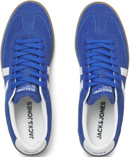 Jack & Jones Kirk International Campaign Sneakers Blue Quartz/Bright White - Herresko 40-52 - 