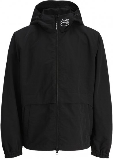 Jack & Jones Union Shell Jacket Black - Jakker - Jakker i store størrelser, 2XL- 12XL