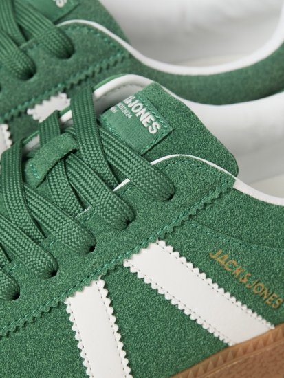 Jack & Jones Kirk International Campaign Sneakers Verdant Green with Bright White - Herresko 40-52 - Herresko og sneakers str. 40-52